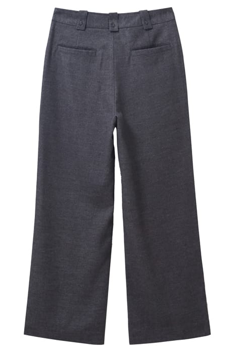 BELLE TWEEDY WIDE LEG TROUSER GREY 2