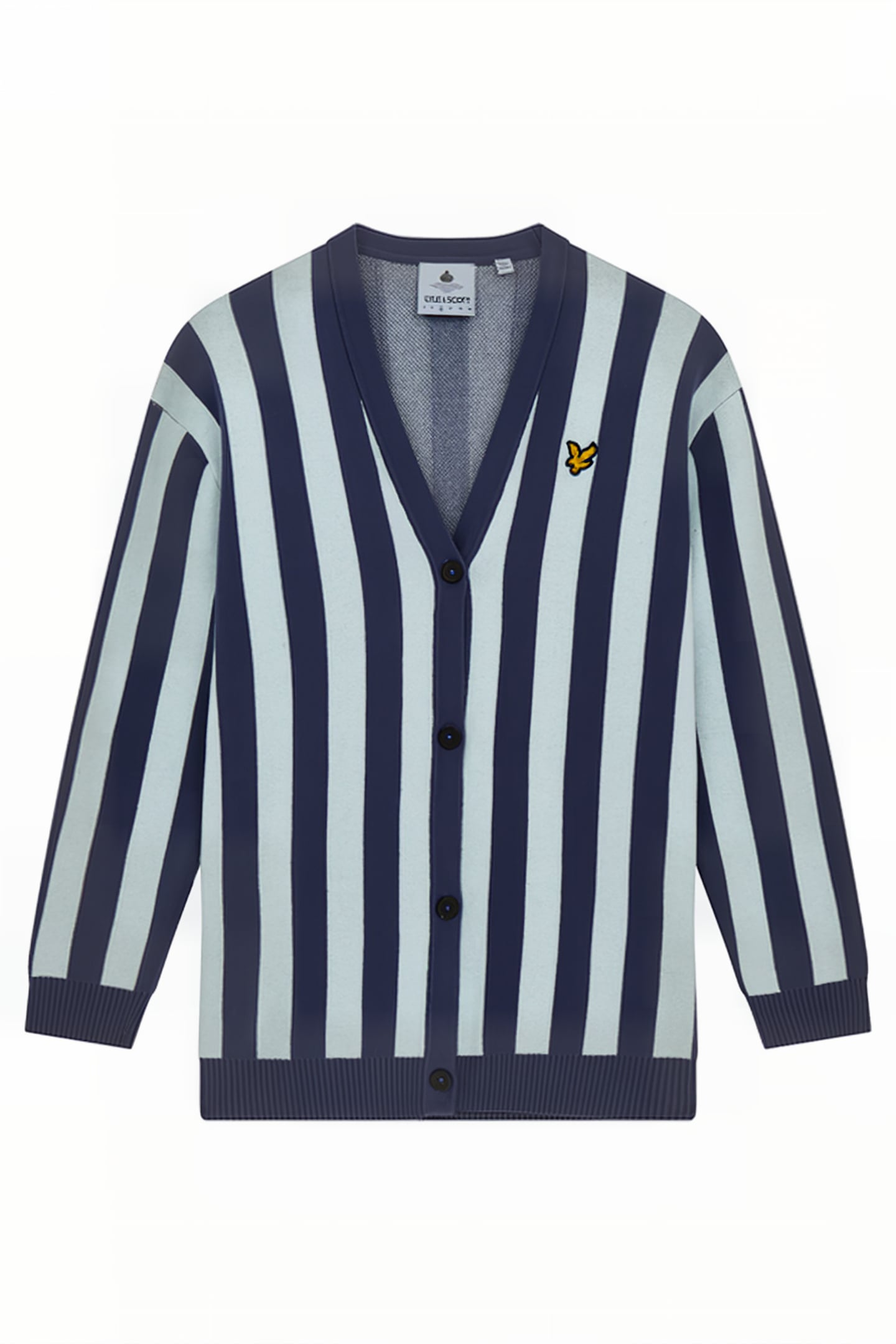 STRIPE CARDIGAN W524 NIGHTSHADE BLUE 5