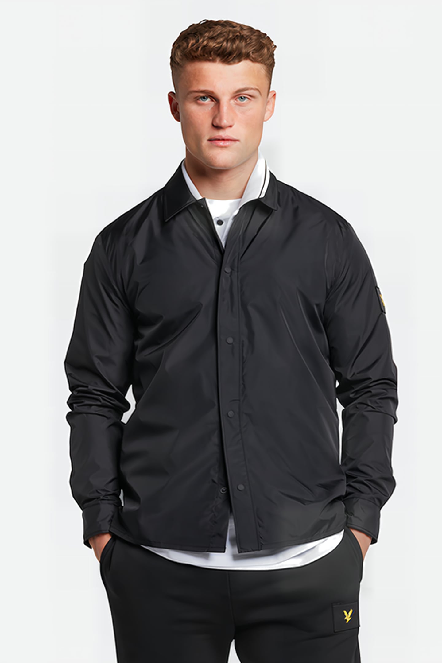 RECYCLED NYLON OVERSHIRT Z865 JET BLACK 1