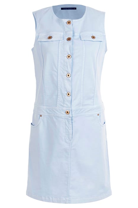 SLVS JEANS LOOK SHORT DRESS BLUE 1