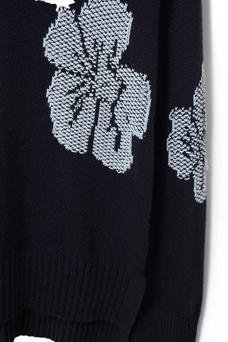 BLOSSOMING WOODLAND JUMPER NAVY MULTI 4