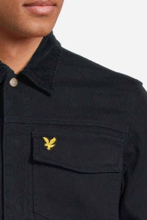 CORD COLLAR TRUCKER Z271 DARK NAVY 4