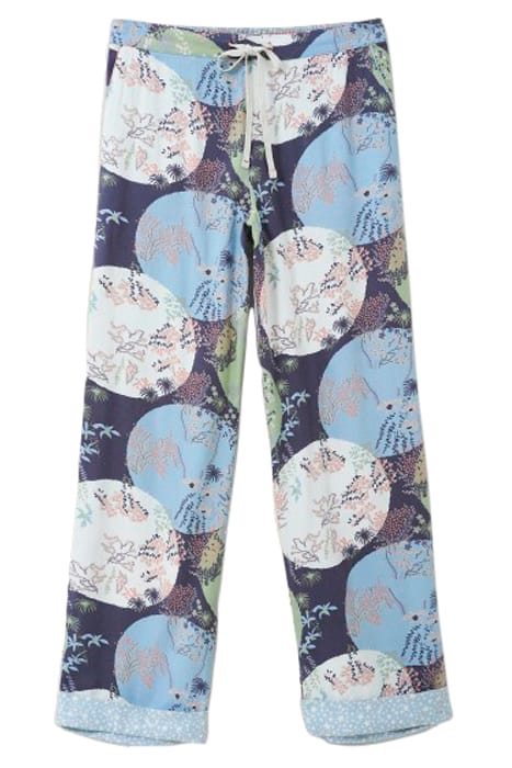 NINA WOVEN PJ BOTTOM GREY MULTI 1