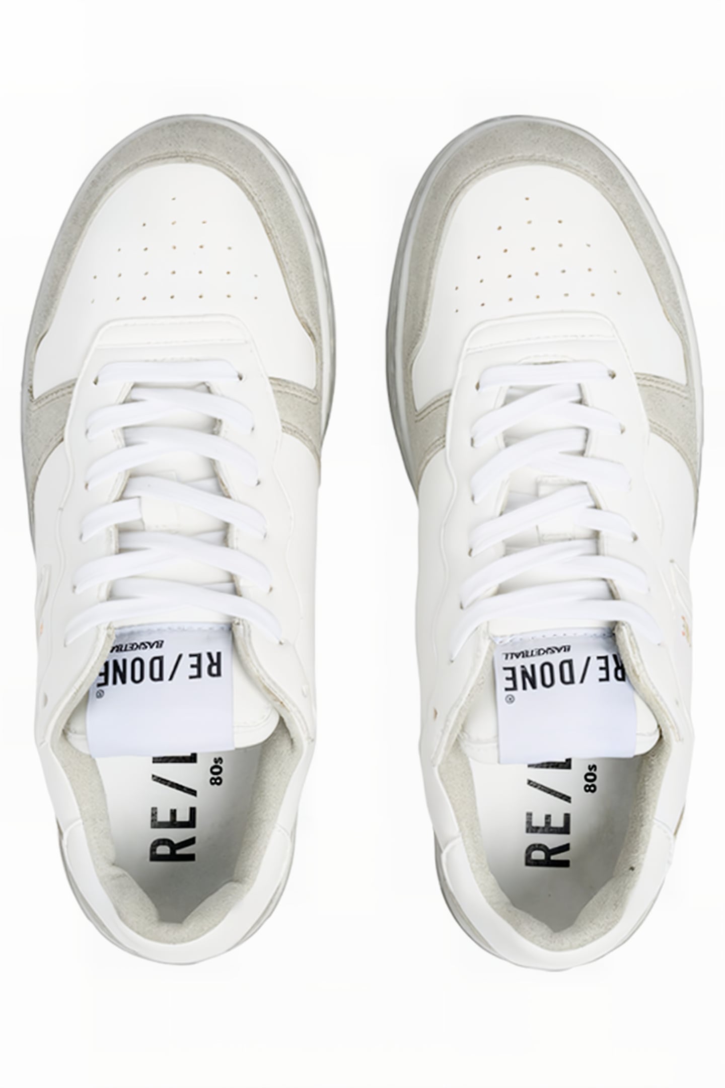 80S BASKETBALL SHOE WHITE&WHITE 3