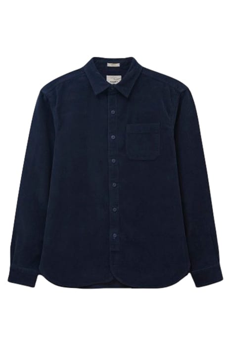WHITWICK CORD SHIRT DARK NAVY 1