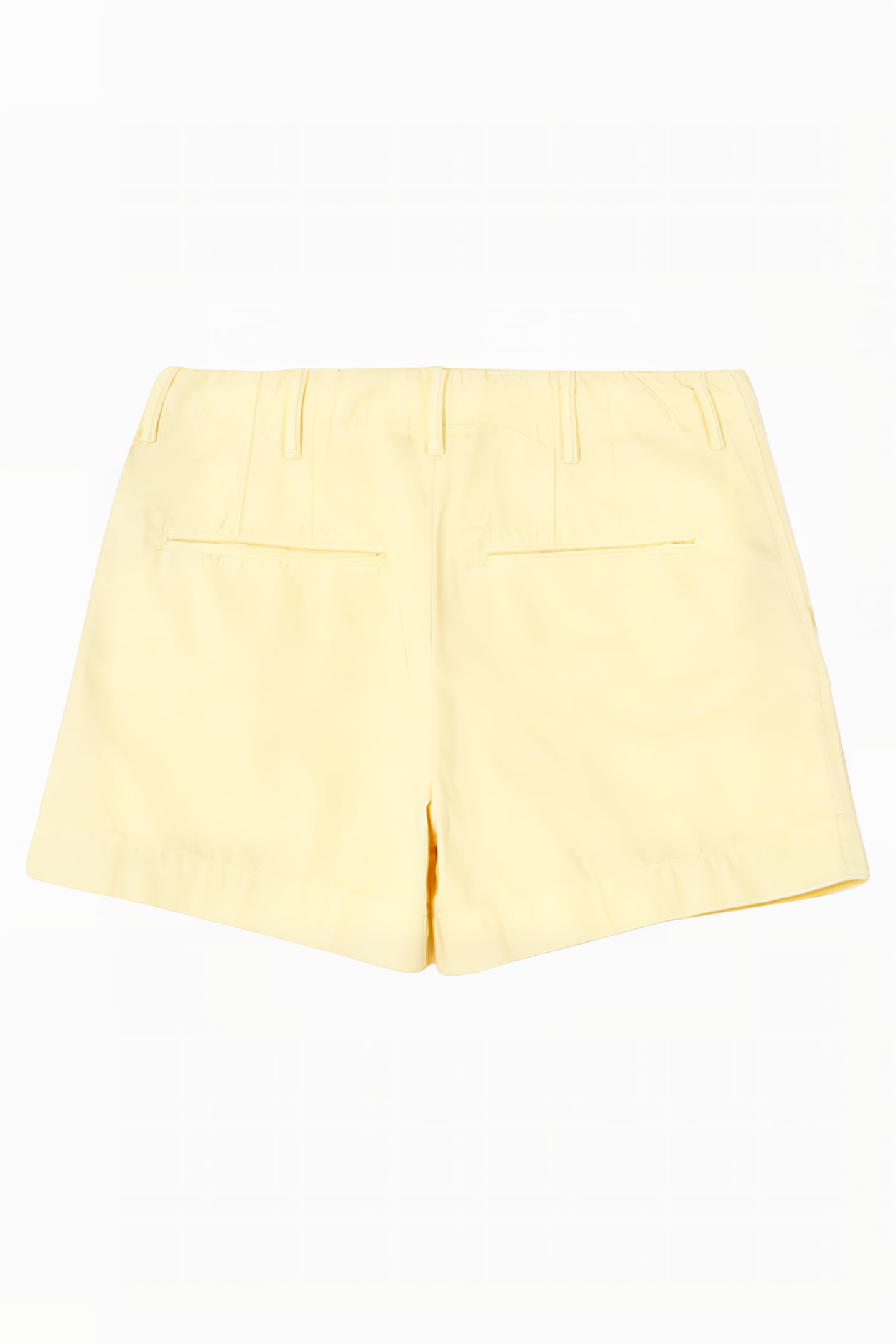 90S TROUSER SHORT WASHED BUTTERCREAM 2