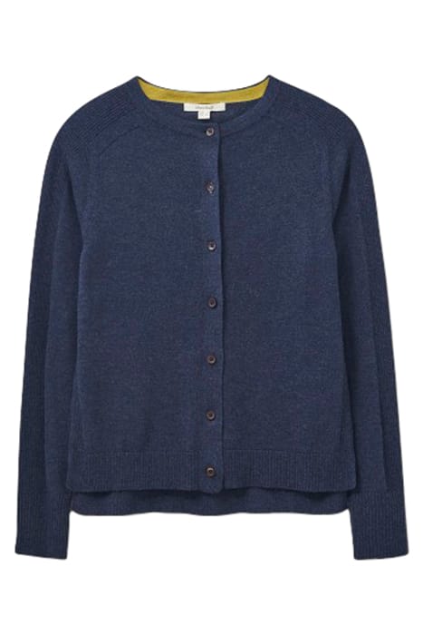 LIBBY CREW NECK CARDI DARK NAVY 1