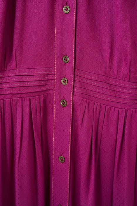 MIRABEL ECO VERO MINI DRESS DK PINK 4
