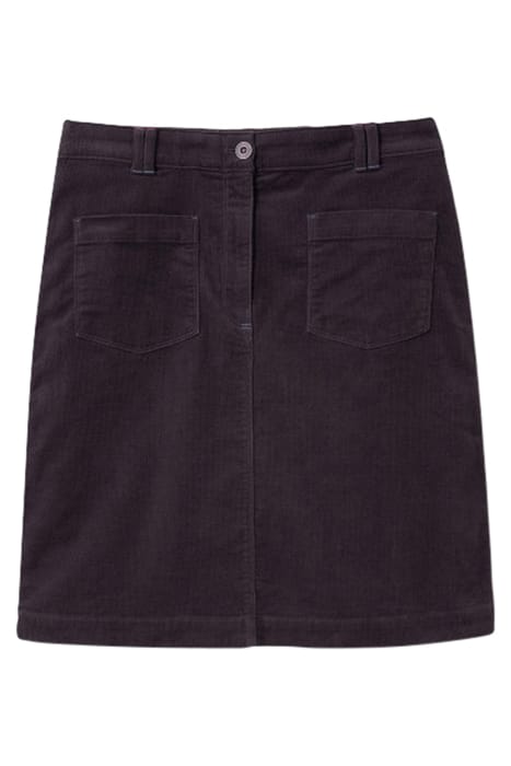 MELODY  CORD SKIRT DARK GREY 1