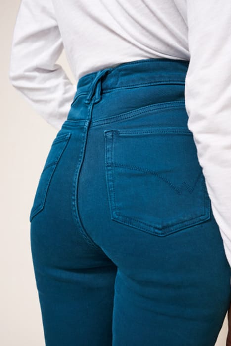 AMELIA SKINNY JEAN DARK TEAL 4