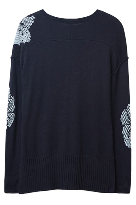 BLOSSOMING WOODLAND JUMPER NAVY MULTI 6