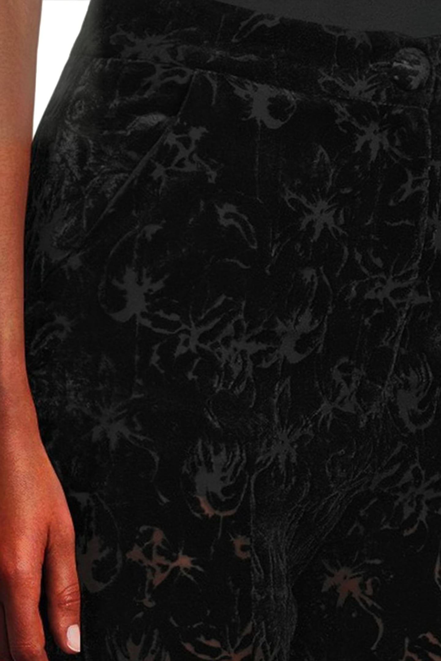 WOMEN‘S VELVET DEVORÉE PANTS BLACK 099 4