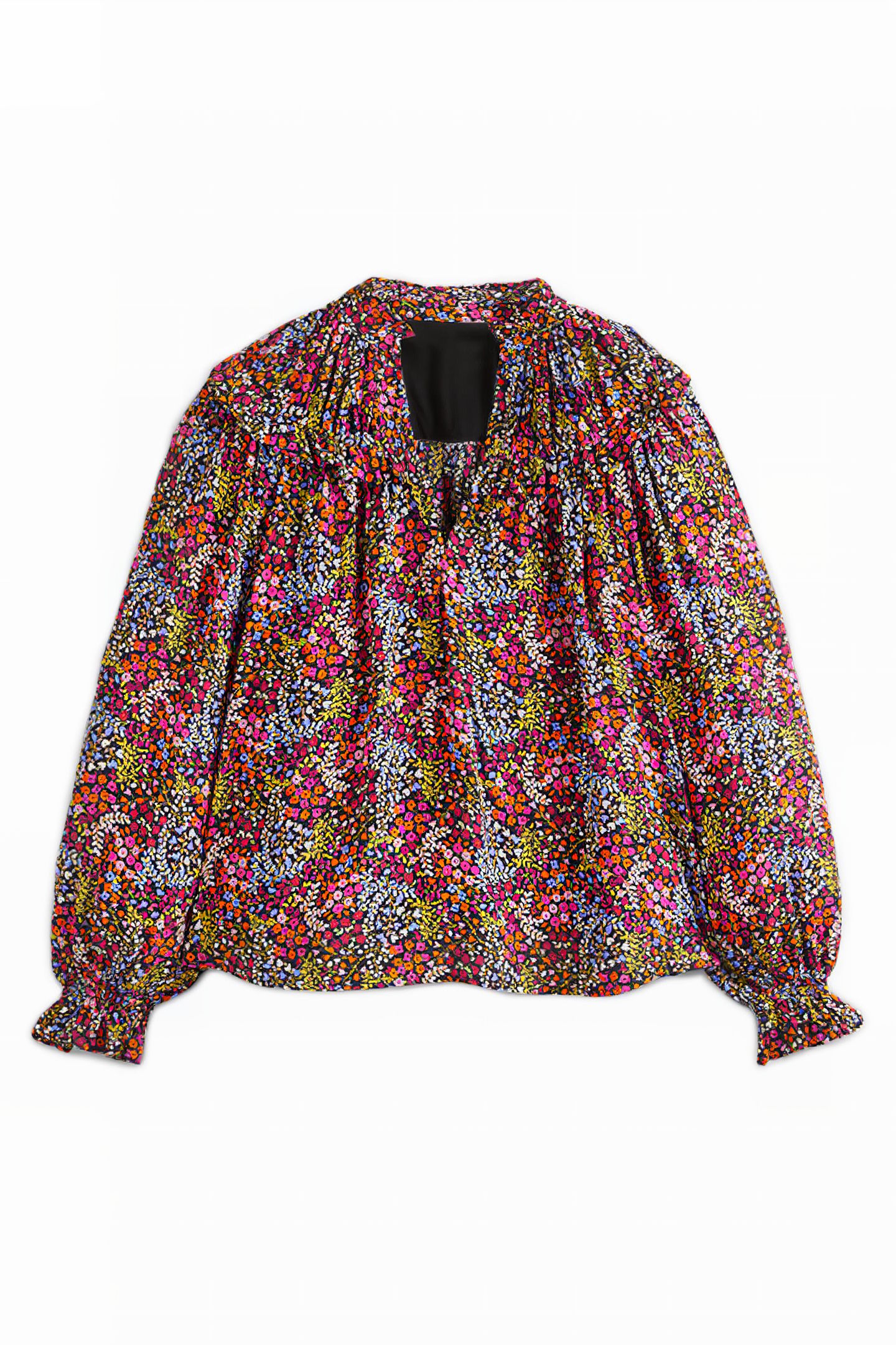 RUFFLE COLLAR STATEMENT TOP MLT 6