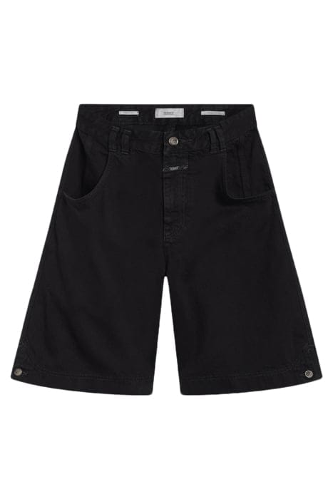 WOMEN WIDE LEG SHORTS BLACK 10