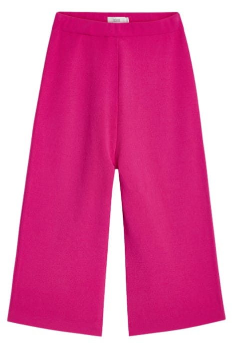 WOMEN KNITTED CULOTTE SHORTS RASPERRY PINK 4
