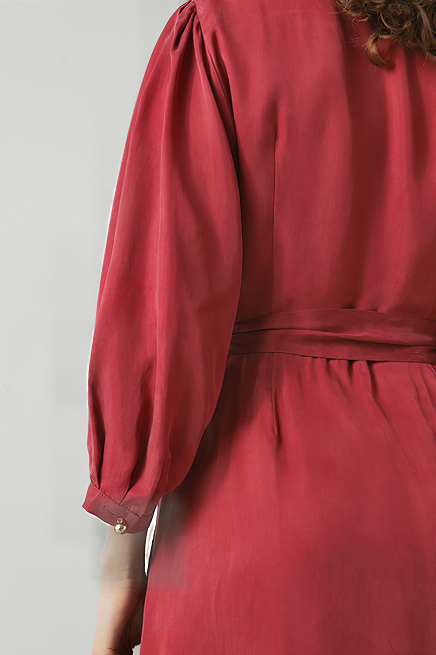 IRIS MIDI DRESS BURGUNDY 4