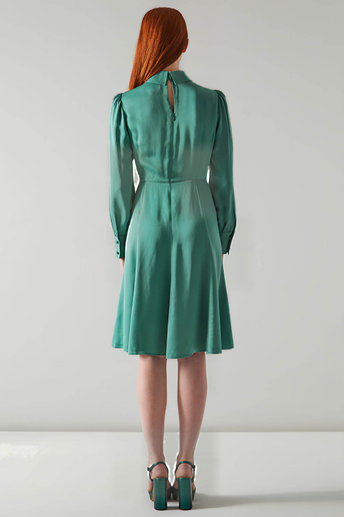 MIRA SHIRT DRESS SAGE 2