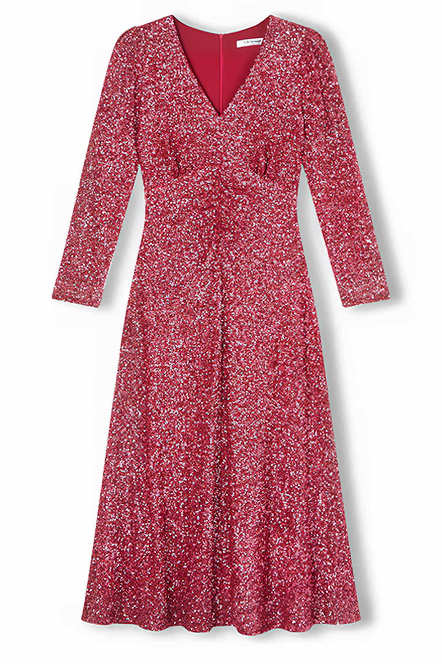GABRIELLE MIDI DRESS PINK 4