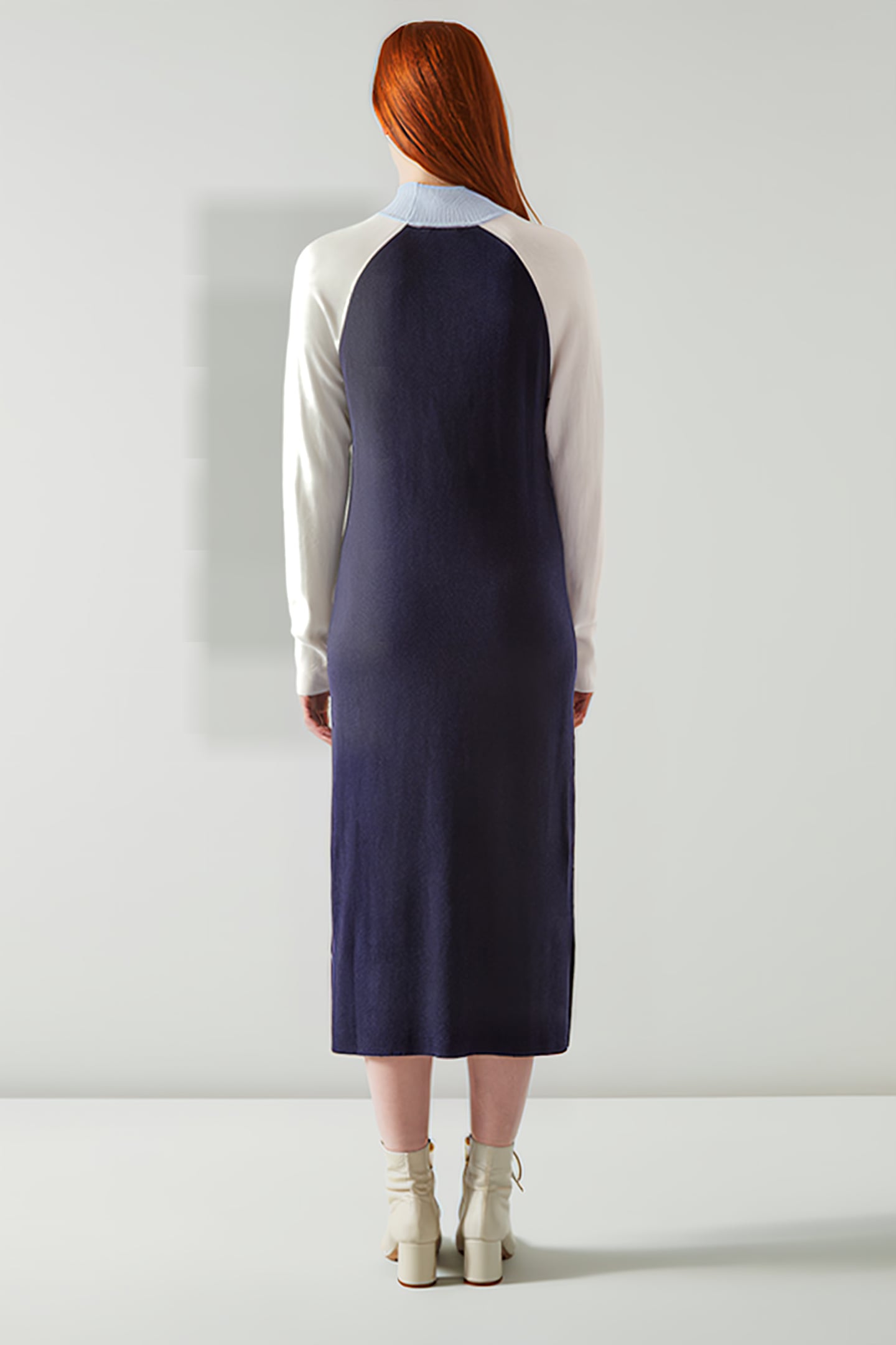 BERGEN MIDI DRESS BLUE MULTICOLOR 2