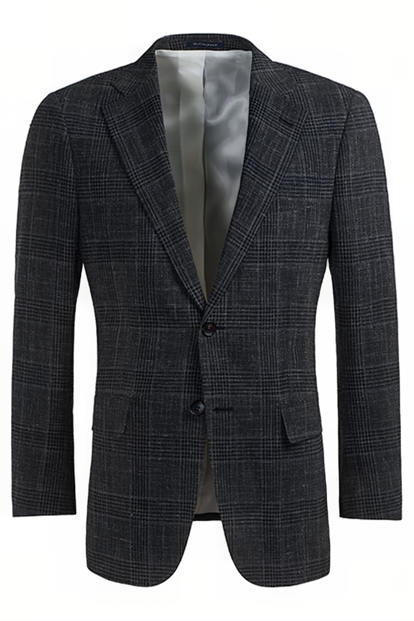 MID GREY CHECKED LAZIO SUIT 7