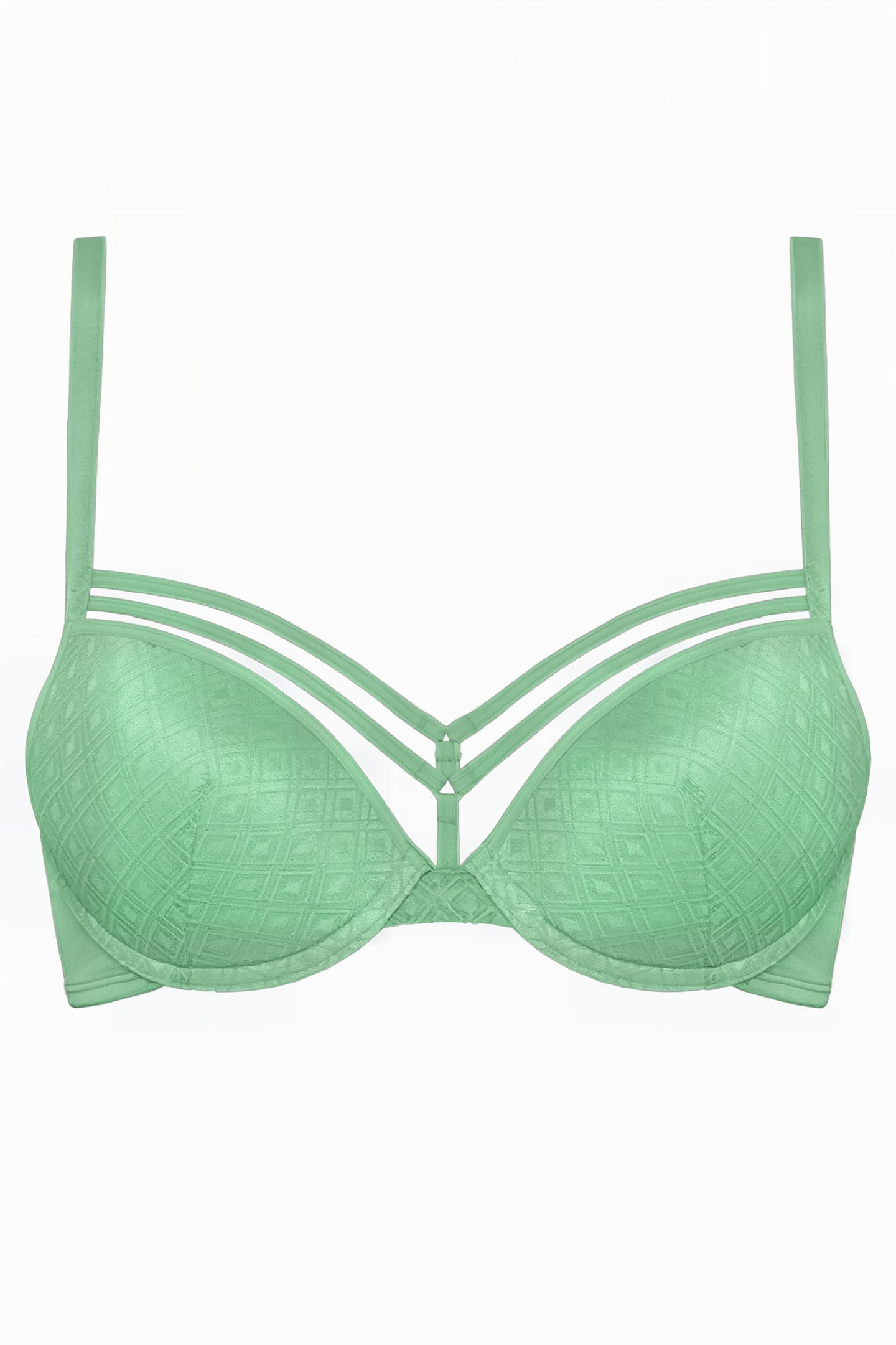 SEDUCTION PASTEL GREEN PUSH UP BRA 3