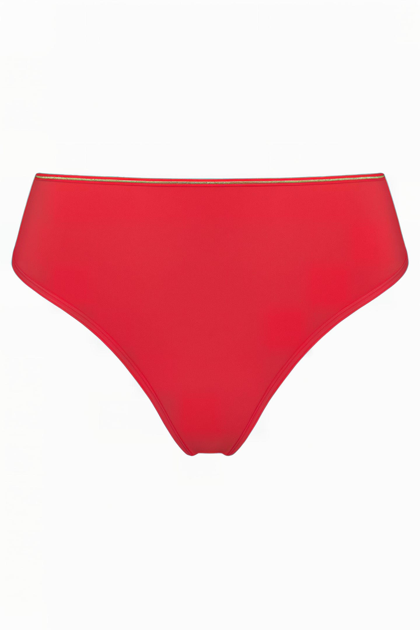DAME DE PARIS POMEGRANATE AND GOLD THONG 3