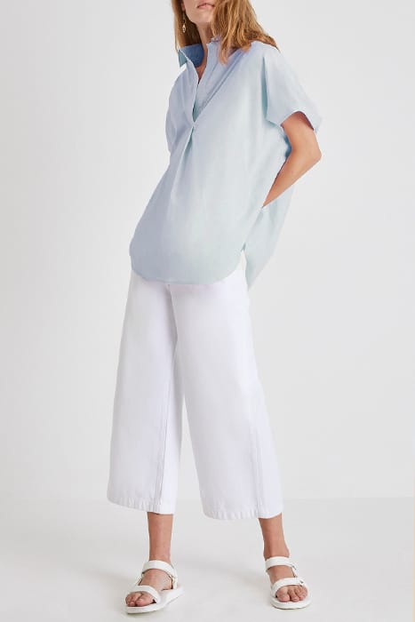 CELE SLEEVELESS RHODES SHIRT CHALKY SKY BLUE 2
