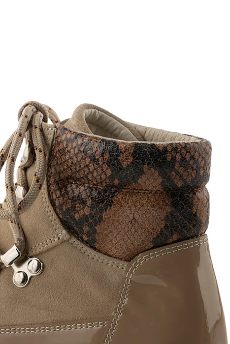 IRIS SNAKE PATENT COFFEE CREAM 7