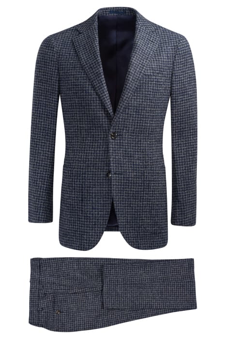NAVY HOUNDSTOOTH HAVANA SUIT 1
