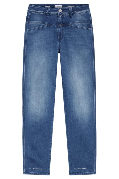 PEDAL PUSHER JEANS MID BLUE 6