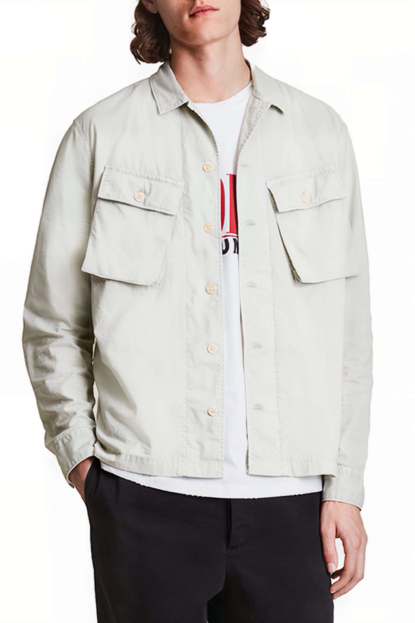 STRATHMOOR LS SHIRT OLIVE 1