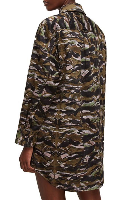 INEZ ONIYURI SHIRT D KHAKI GREEN 2