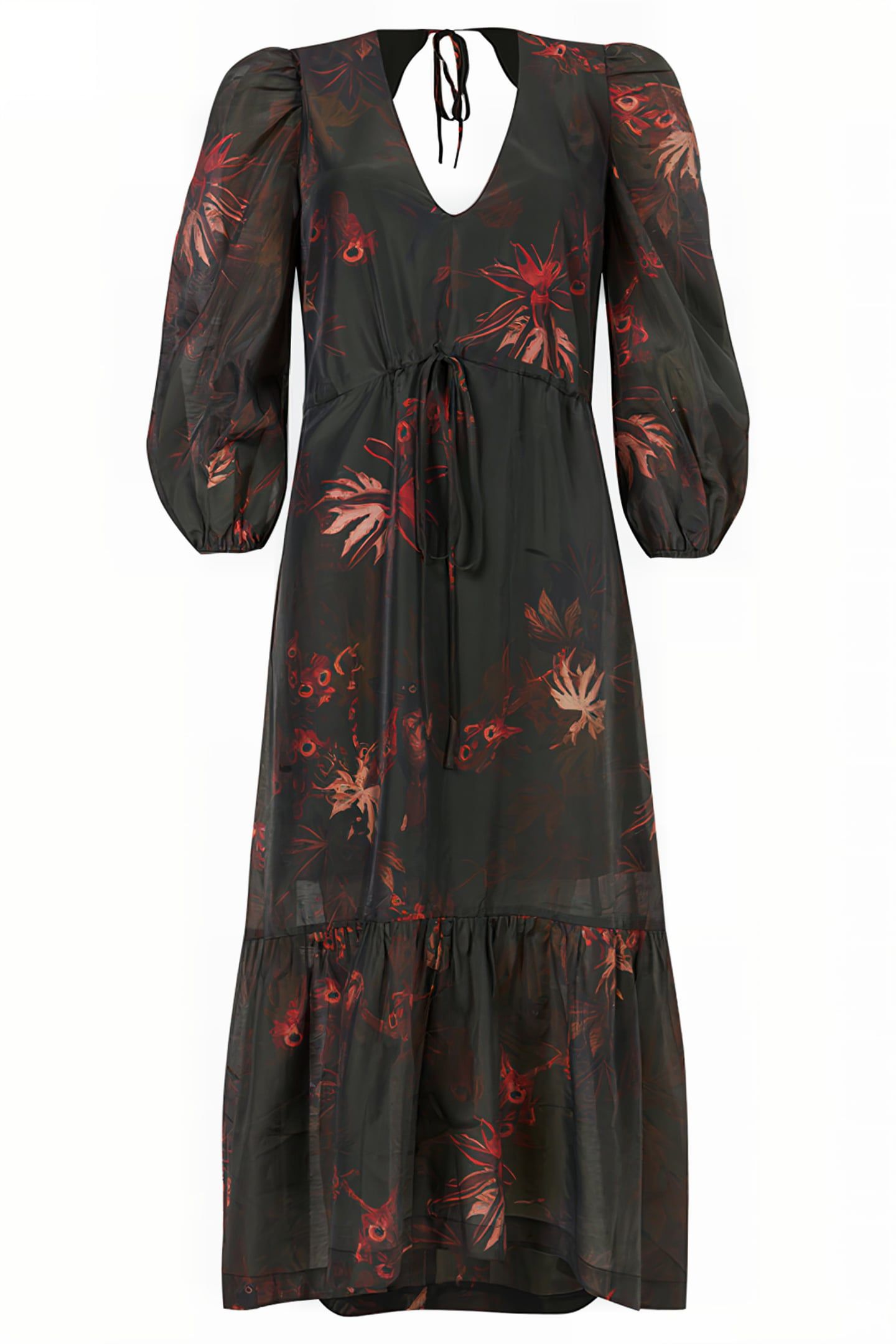 ROSI NILA DRESS DARK KHAKI GREEN 5