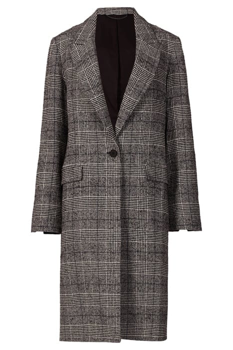 DUSTIE CHECK DUSTER BLACK/WHITE 7