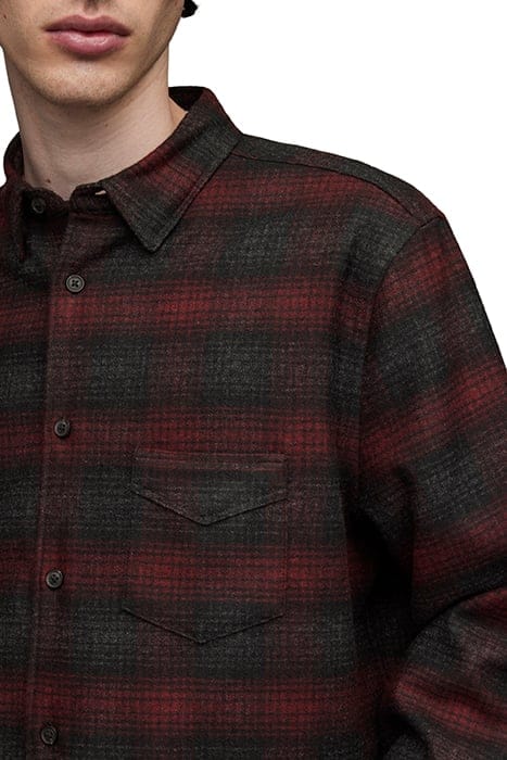 NEWHALEN LS SHIRT BLACK/RED 6