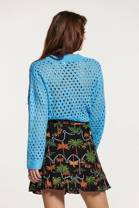 VALENCIA SKIRT JAIPUR PALM BLACK 4