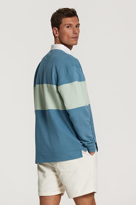 BENJAMIN POLO SWEATER COLD SKY BLUE 3