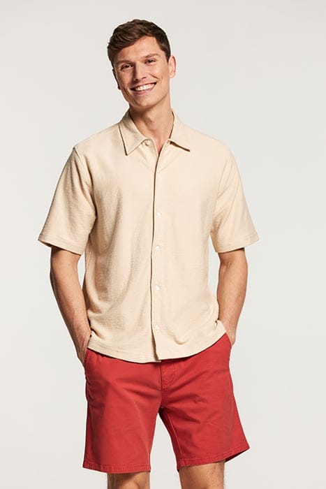 ALEC SHORTSLEEVE SHIRT BEACH BEIGE 2