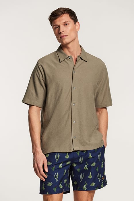 ALEC SHORTSLEEVE SHIRT SEA SPRAY GREEN 2