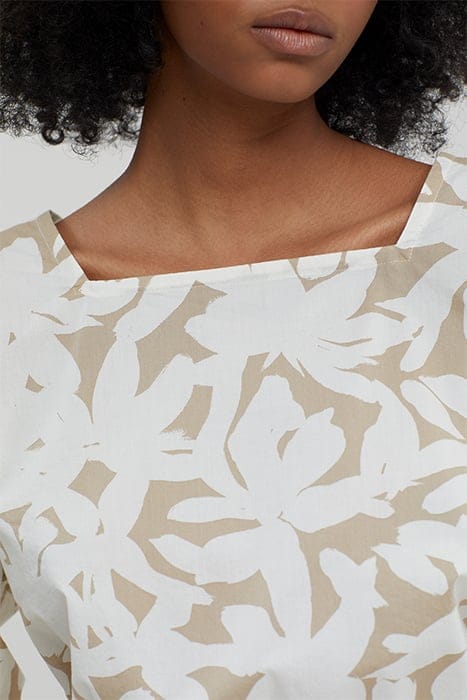 CLOSED WOMEN ELASTIC CROPPED SHIRT SHIRTS & BLOUSES GRAIN BE 5