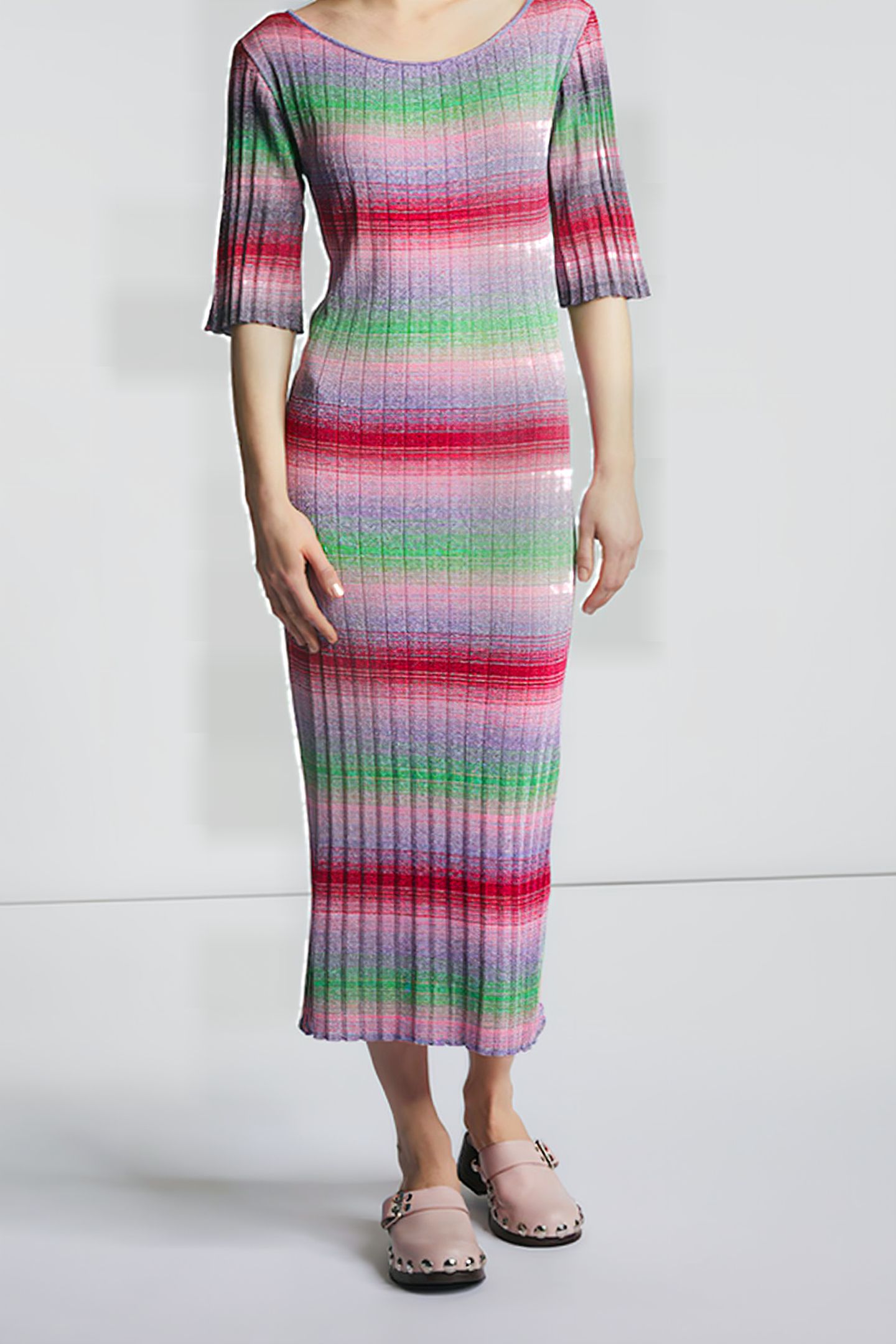 DRESS STRIPED ROYAL PURPLE 2