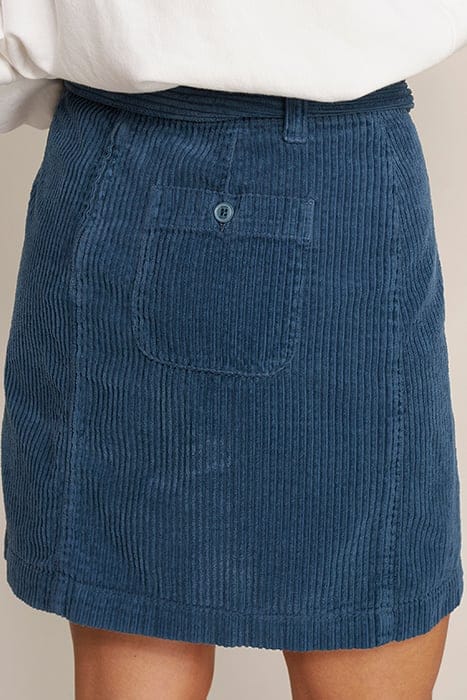 REG WAIST SHORT SKIRT BELT BLUE 5
