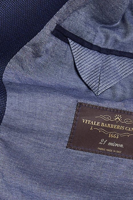 2-BTN ROUND POCKET BLAZER BLUE 7