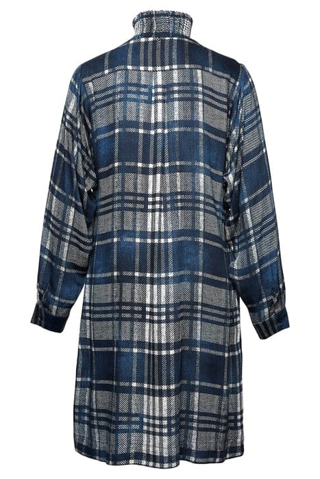 SMOCK COLLAR SHORT LS DRESS MULTI 5