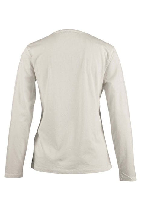 CREW NECK TEE LS + DECO WHITE 2