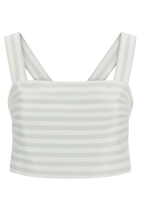MARCIANO BY GUESS MARTINA TOP SOLID PEACEFUL SKY STRIPES 5