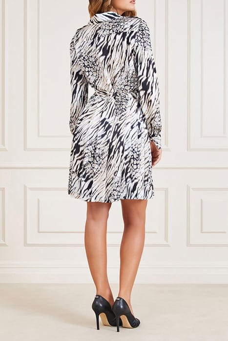 MARCIANO BY GUESS CHAIN REACTION DRESS SHADY HOLLOW PRINT 2