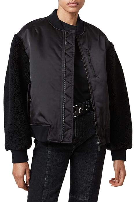 FLEUR BOMBER BLACK 1