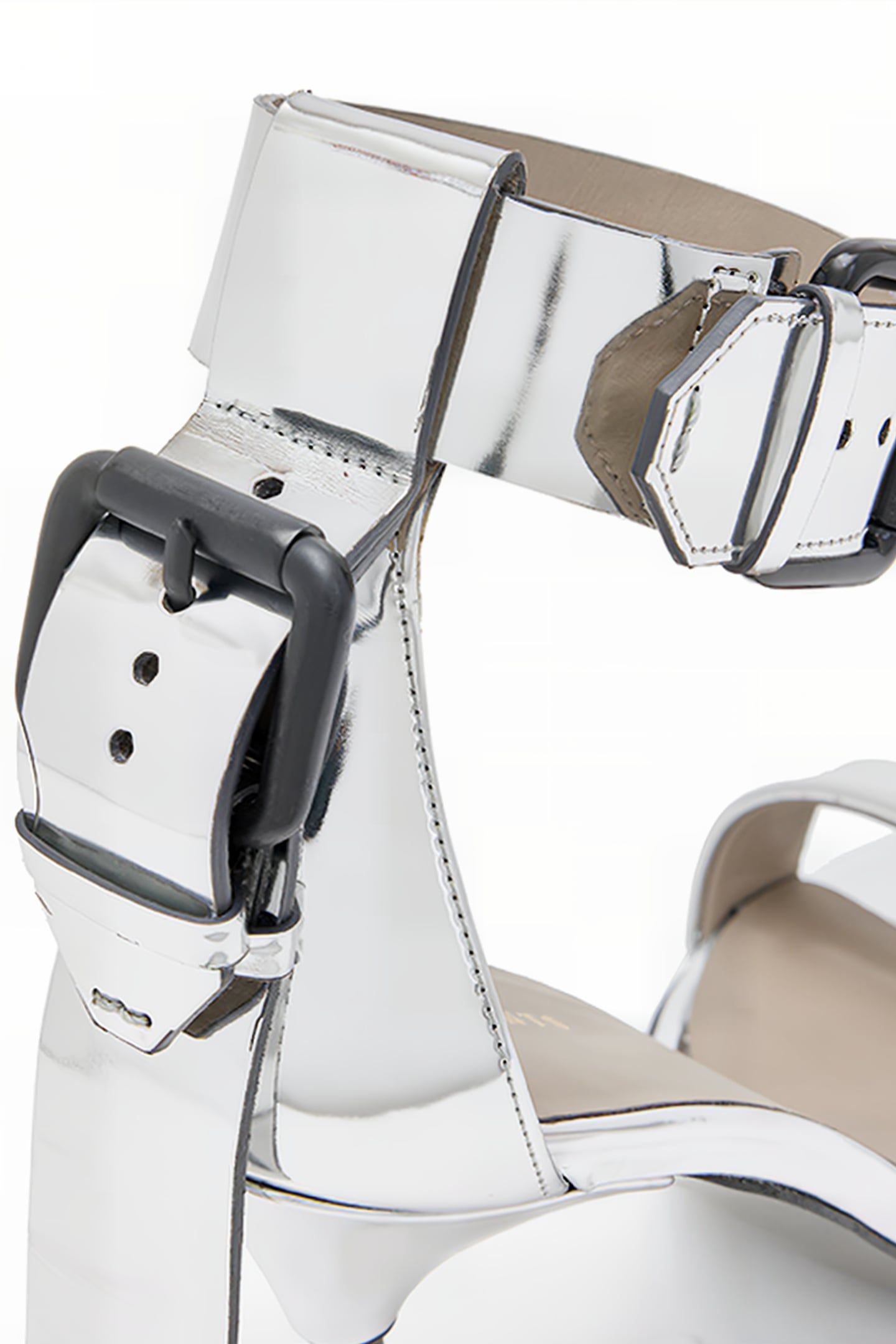 NOIR SANDAL MIRROR SILVER 5