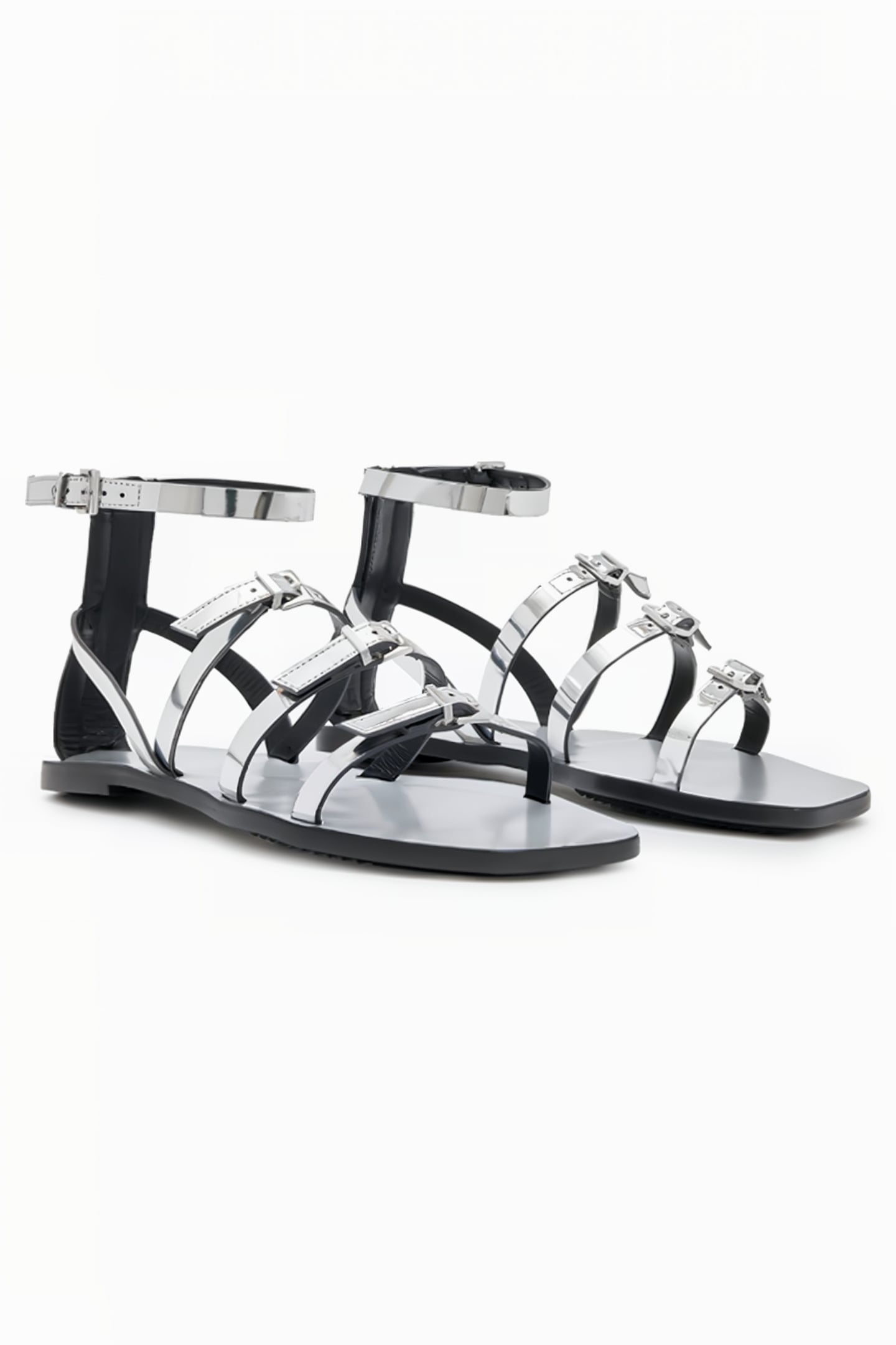 LORE SANDAL MIRROR SILVER 4